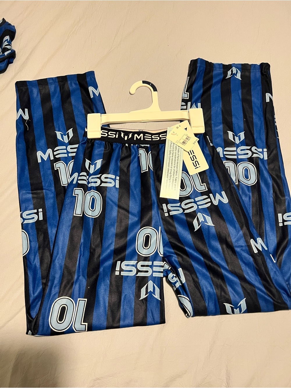 Messi 10 boys large 12-14 pajama pants NWT